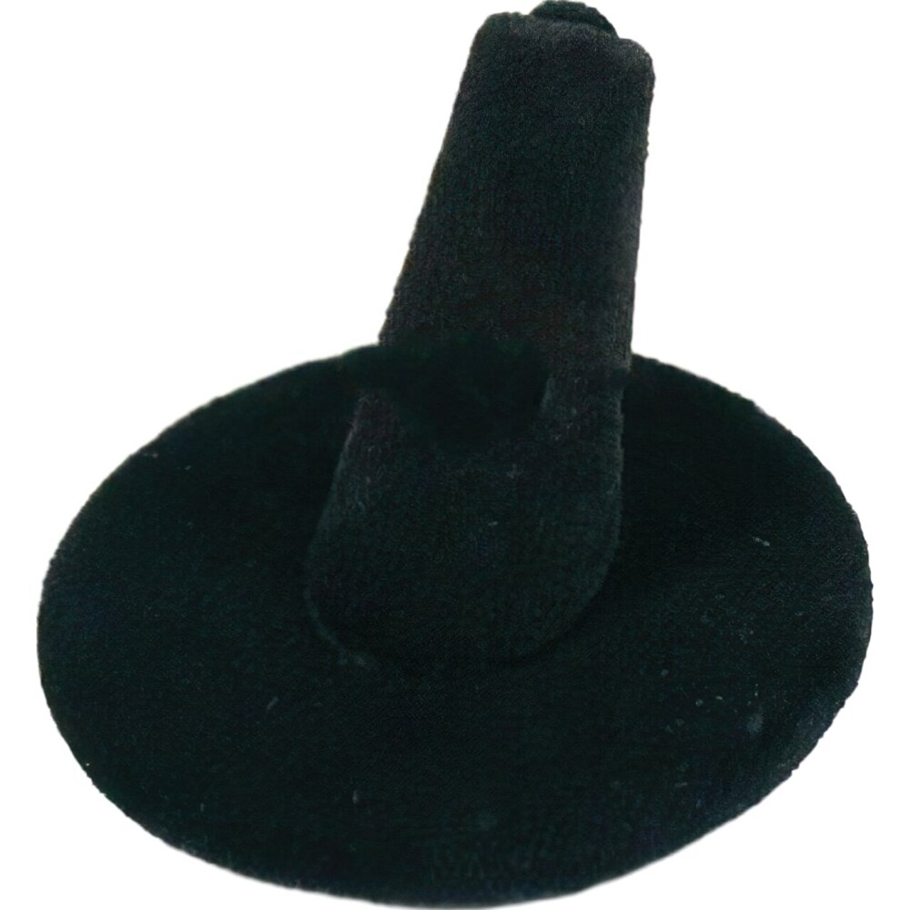 Black Velvet Ring Finger Display Holder Showcase Stand